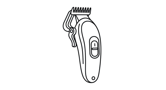 Electric Hair Clipper Outline Icon