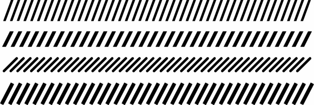 Set of Abstract Diagonal Stripe Patterns and Slanted Line Textures