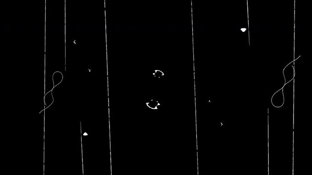 Texture Overlay,Video Retro Vintage Effect Film Grain Effect Dust and Scratched,Scratched Dynamic Film Rolling Effect. 4K Video Retro Vintage Effect