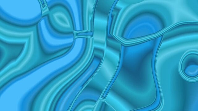 Abstract Turquoise Mineral Texture With Crystalline Blue Patterns And Glowing Cyan Stone Ripples