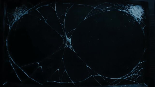 Static noise on old television screen.