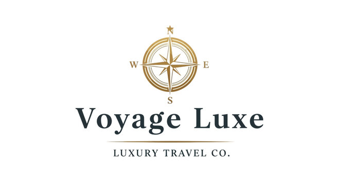 Voyage Luxe luxury travel company logo.