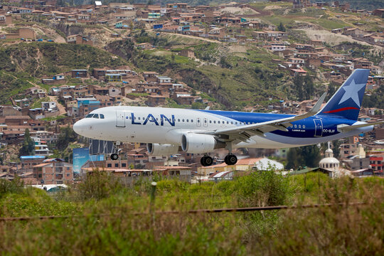 commercial jet makes its final approach into Alejandro Velasco Astete International Airport in Cusco, Peru &mdash; one of the world's most challenging and dramatic aviation environments.Sitting at 3,399 m.