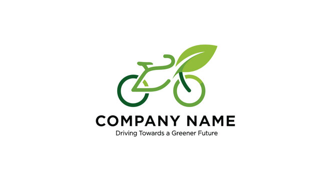 Eco friendly bicycle company logo design.