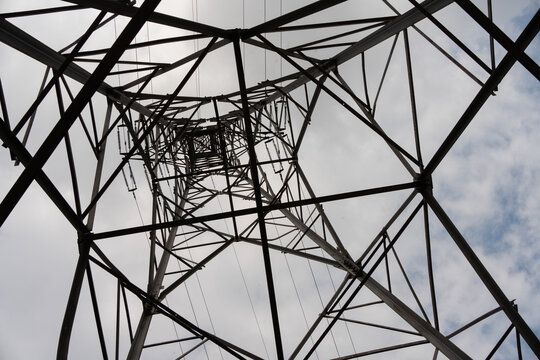 High voltage pole