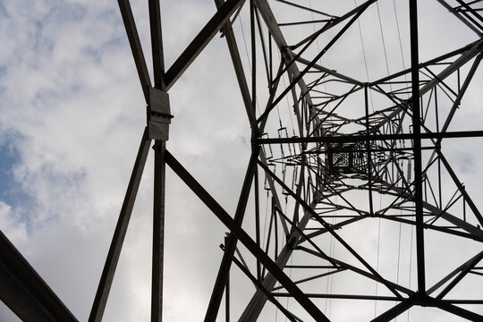 High voltage pole