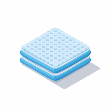 エアクッション緩衝材のイラスト・梱包資材