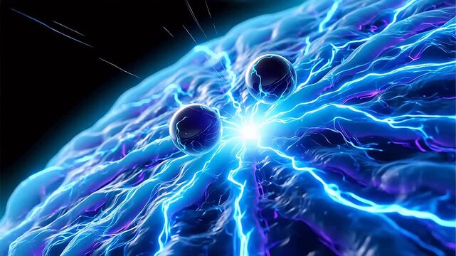 Abstract energy spheres with electric currents