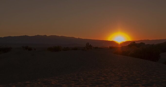 Death Valley Mountain Sunrise Sunset Timelapse Sun Dusk Dawn Morning