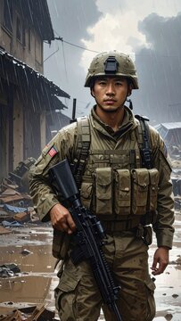 Soldier portrait