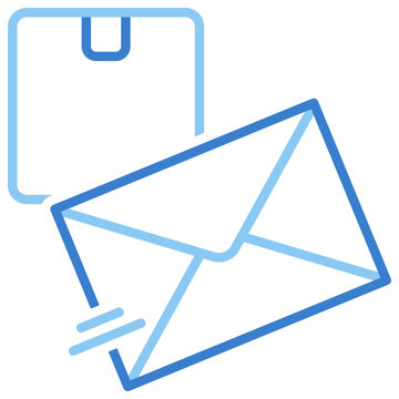 Mail  Dual Tone Outline Icon
