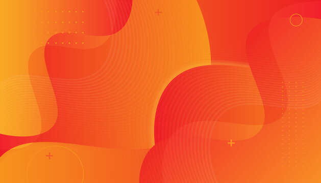 Abstract Orange and Yellow Gradient Background