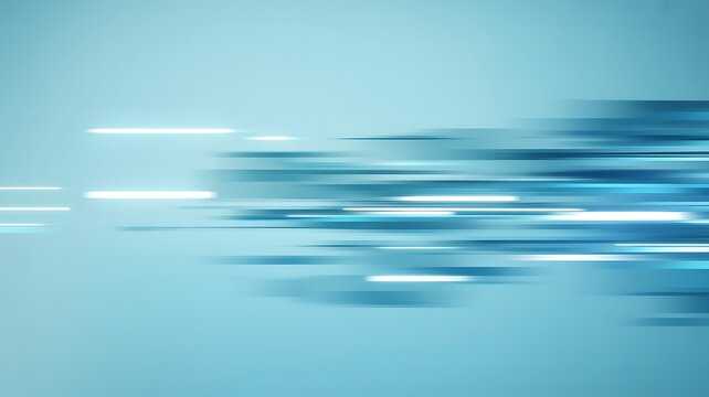 Abstract motion blur of light streaks across a calm water surface