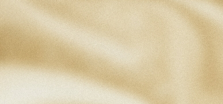 Champagne gold silk fabric texture, elegant satin cloth background with soft wavy folds, luxurious beige textile material for fashion design, smooth shimmering drapery for wedding backdrop.
