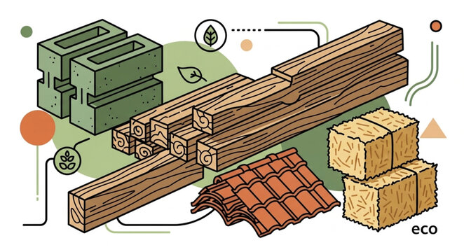 Sustainable Building Materials - Eco-Friendly Construction Elements.