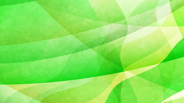 Abstract Green Wavy Pattern Animated Background with Paper Texture