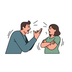 Fototapeta premium Angry Couple Arguing, Relationship Conflict, Disagreement, Frustration, Stress, Communication Breakdown