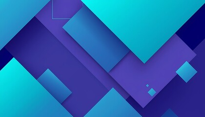 Obraz premium Abstract teal turquoise purple geometric web background