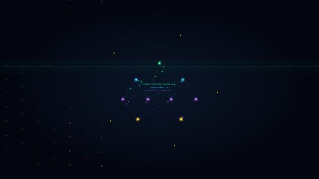 Advanced AI diagnostic algorithms illuminate a sophisticated neural network visualization, dynamically processing abstract data flow within a futuristic digital landscape.