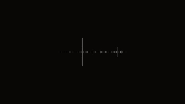 Music bar, black background 4k animation footage of audio visualizer. Music equalizer, audio waves or sound frequency, audio wave or frequency digital animation.