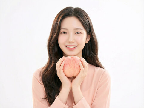 여성 과일 건강식 비타민 뷰티 Woman Fruit Healthy Food Vitamin Beauty