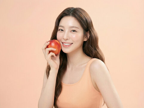 여성 과일 건강식 비타민 뷰티 Woman Fruit Healthy Food Vitamin Beauty