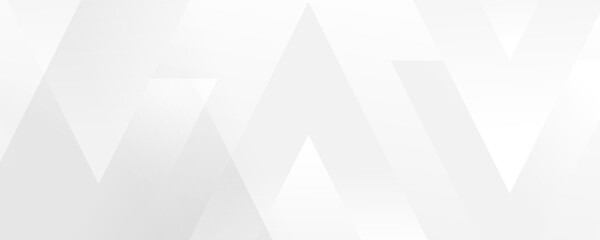 Fototapeta premium Abstract pattern white geometric banner design background. 