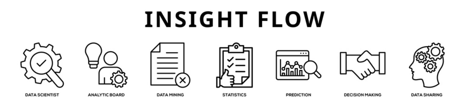 Checkout Flow web banner icon illustration