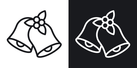 Obraz premium Christmas bells icon