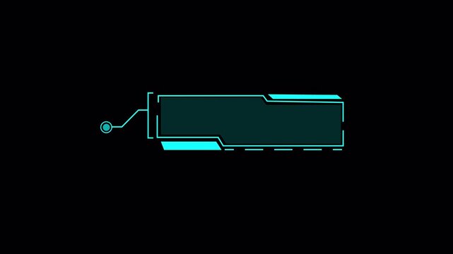  Callout animation HUD elements frame line 4k in transparent background,  Call out bar labels, information call box bars and modern digital info. Hitch style tech HUD element