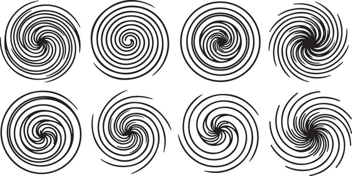 Concentric circular patterns illustrating wave interference and resonance Vector