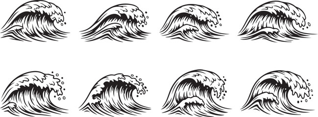 A collection of intricate and detailed lion mane sketches Vector © Nur