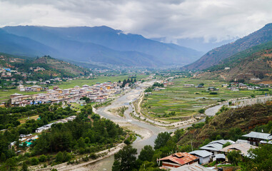 Scenic and serene Paro Valley in Bhutan  © Sourav