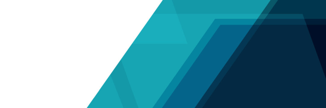 Modern Abstract Geometric Background with Teal and Blue Shapes