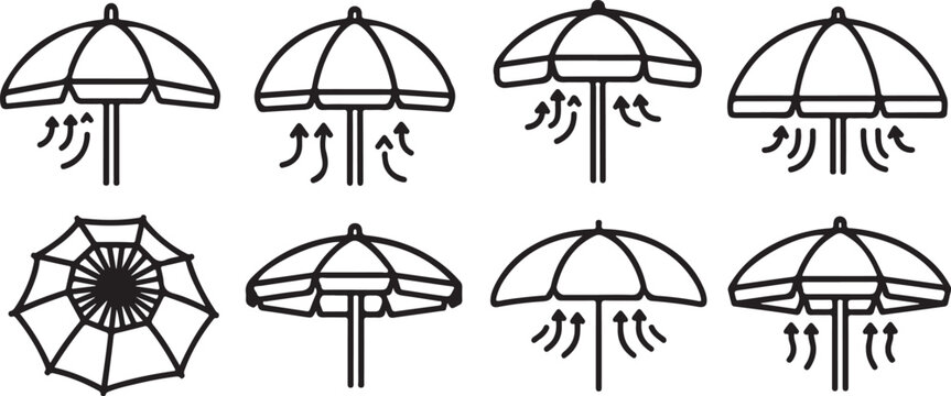 Various types of medieval siege engines and their mechanisms Vector