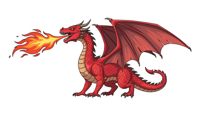 Flying Dragon Breathing Fire Images – Browse 25,958 Stock Photos ...