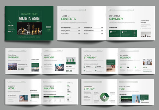 Modern Business Plan Template Design