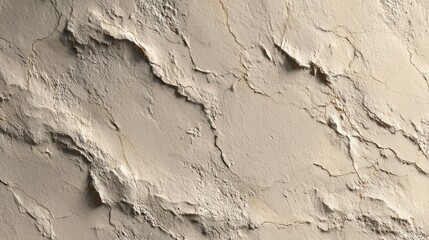 Obraz premium Close-up aerial view of dry cracked earth surface, abstract textured natural background with geological formations