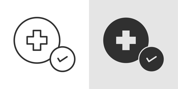 Health Subscription Icon representing recurring healthcare services, plans, and memberships.