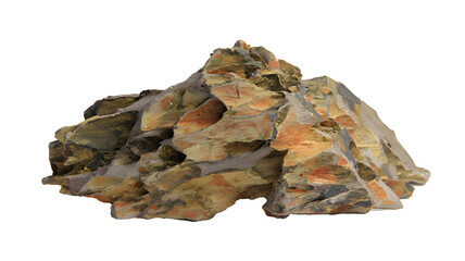 Obraz premium Rough textured rock formation