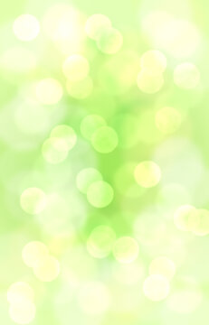 爽やかな緑色の玉ボケの背景素材 グリーン 光
