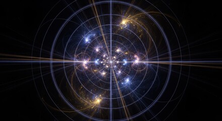 Obraz premium Abstract Cosmic Energy - A Visual Representation of the Universe.