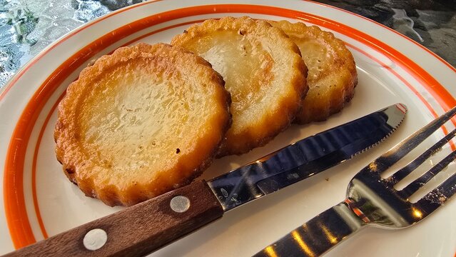 Butter rice cake