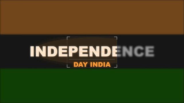 Independence Day India Flag Animation