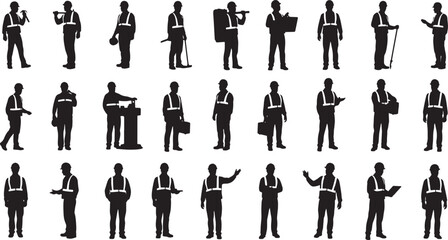 Obraz premium diverse business professionals teamwork collaboration flat design vector illustration
