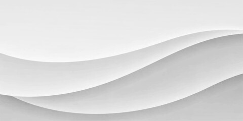 White abstract background featuring fluid 3D waves and blue curves in a futuristic light gray vector texture for a professional business technology wallpaper backdrop © nur