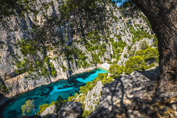 Calanque d en Vau bay view, near Marseille, France