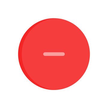 nihilism simple flat icon illustration