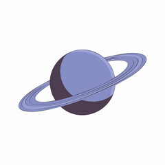 Saturn Planet with Ring System. © gacor20