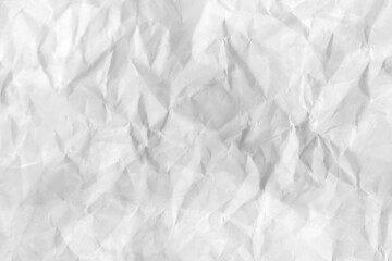 Fototapeta premium white crumpled paper,crumpled paper background